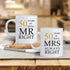 50th Wedding Anniversary Mugs for couples
